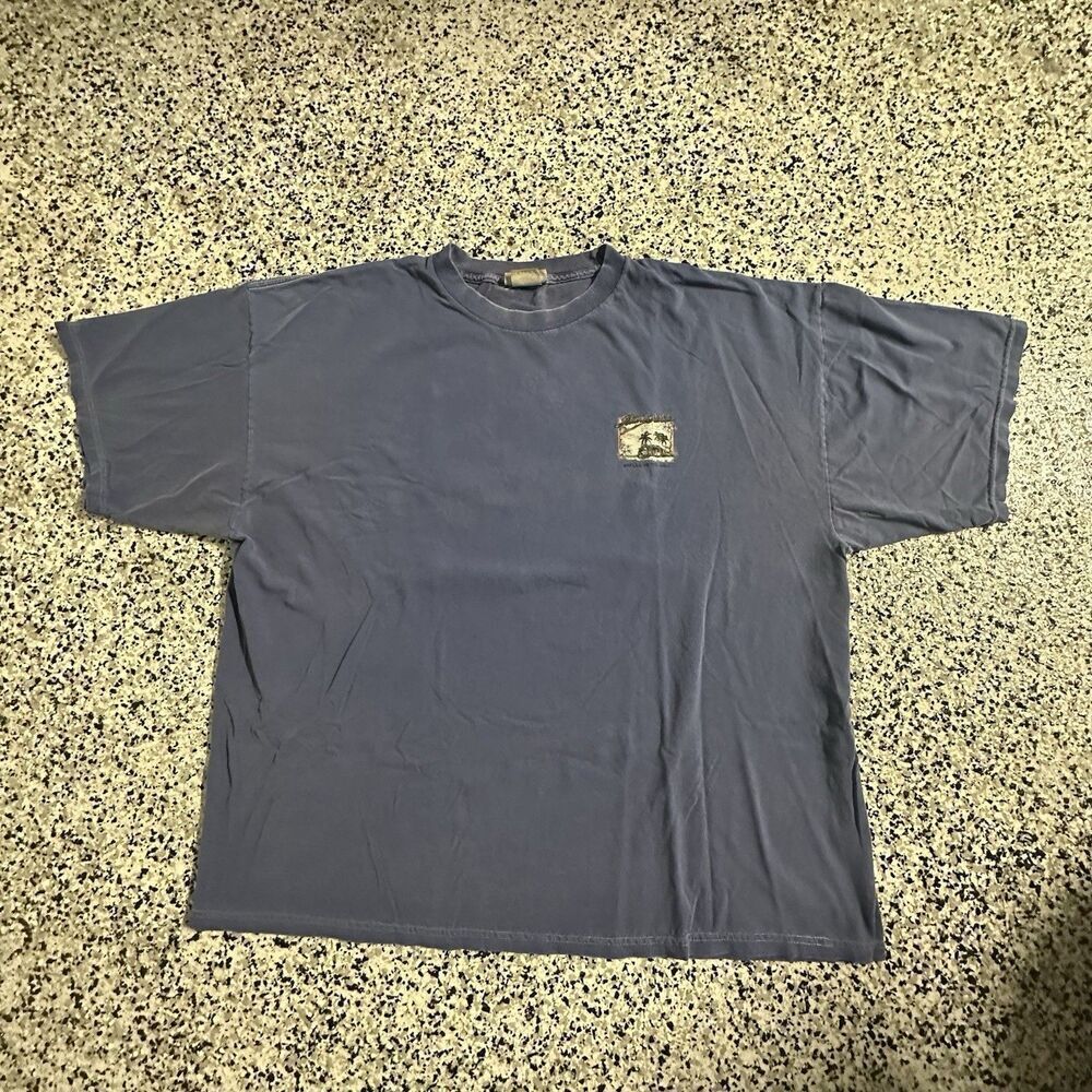 West Trend Island ParadiseโT-Shirt Naples On The Gulf Mens XXL Navy Blue Y2K